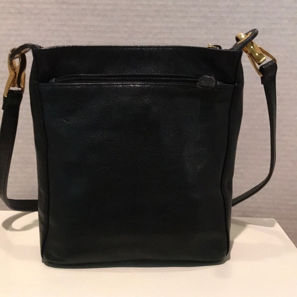 Susan Gail Black Leather Shoulder Bag - Picture 4 of 11